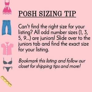 POSHMARK SIZING TIPS!